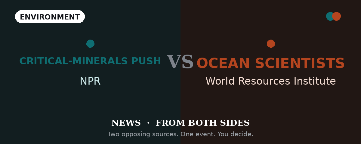 Deep-sea mining: critical minerals we need, or a gamble with the ocean?