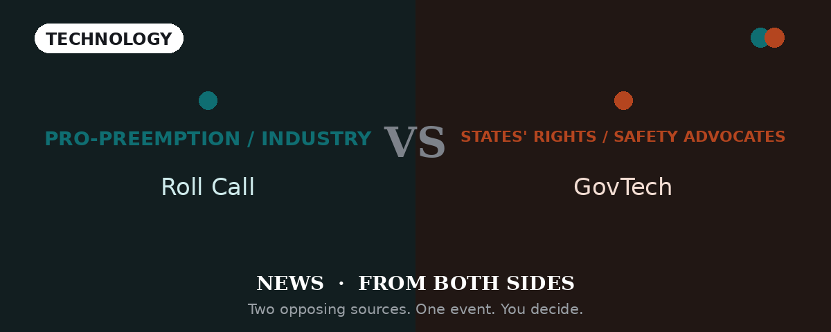 Should one federal law override all state AI rules?